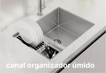 Canal Organizador Úmido