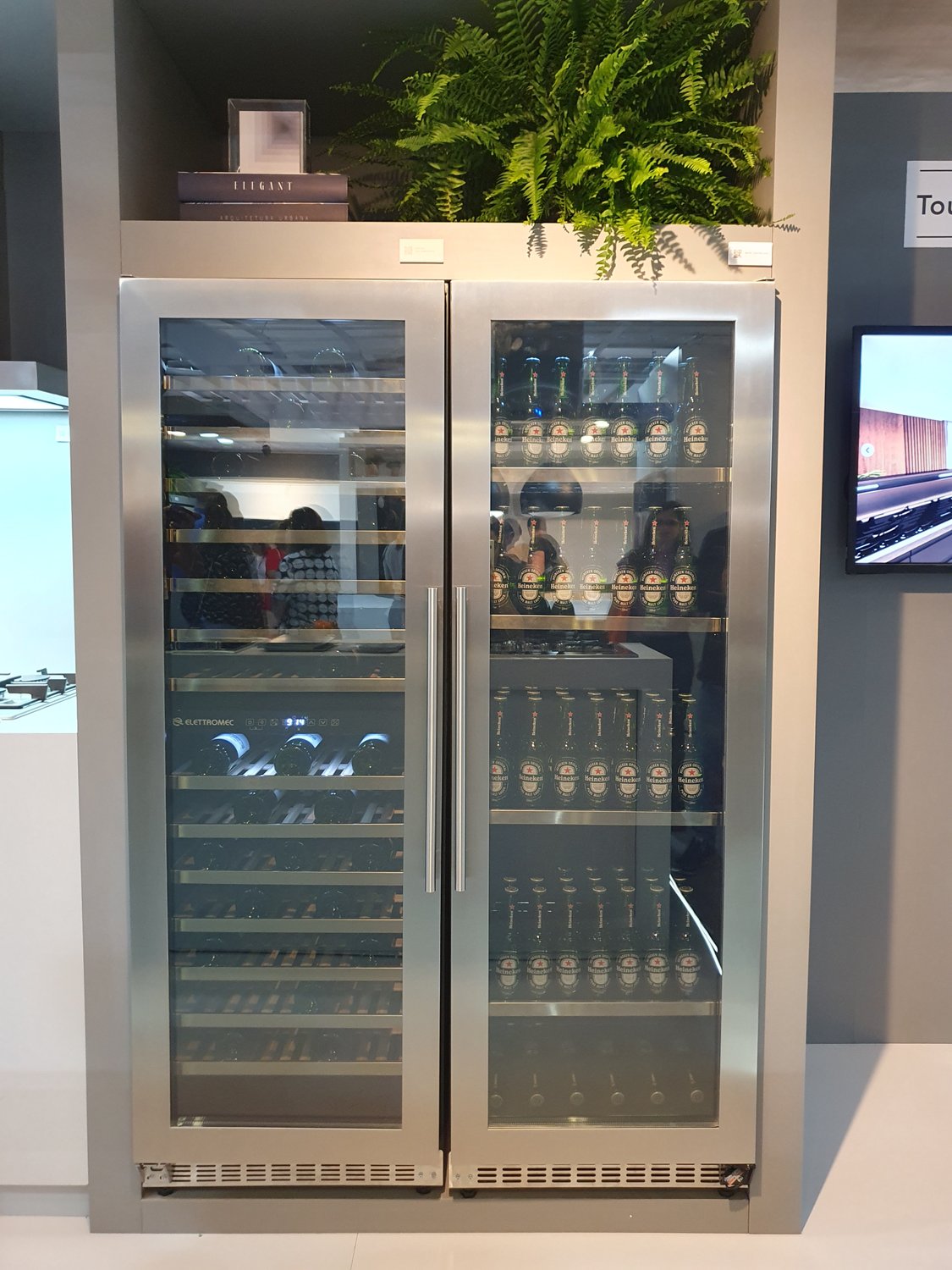 Beer Center Elettromec Builtin 424 Litros 220V Inoxlon