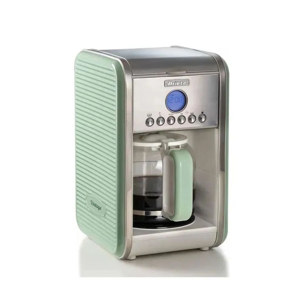 Cafeteira Premium Vintage Ariete 1342 Verde com Filtro