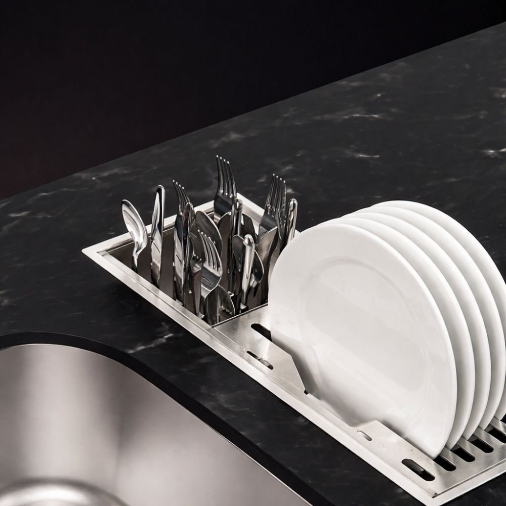 Escorredor de Talheres Tramontina para Canal Organizador 15cm em Aço Inox