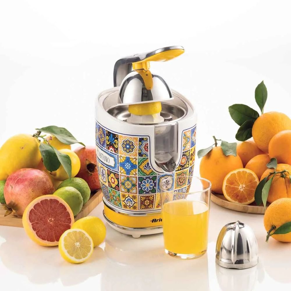 Espremedor de Frutas Elétrico Ariete 413 Positano Design Italiano