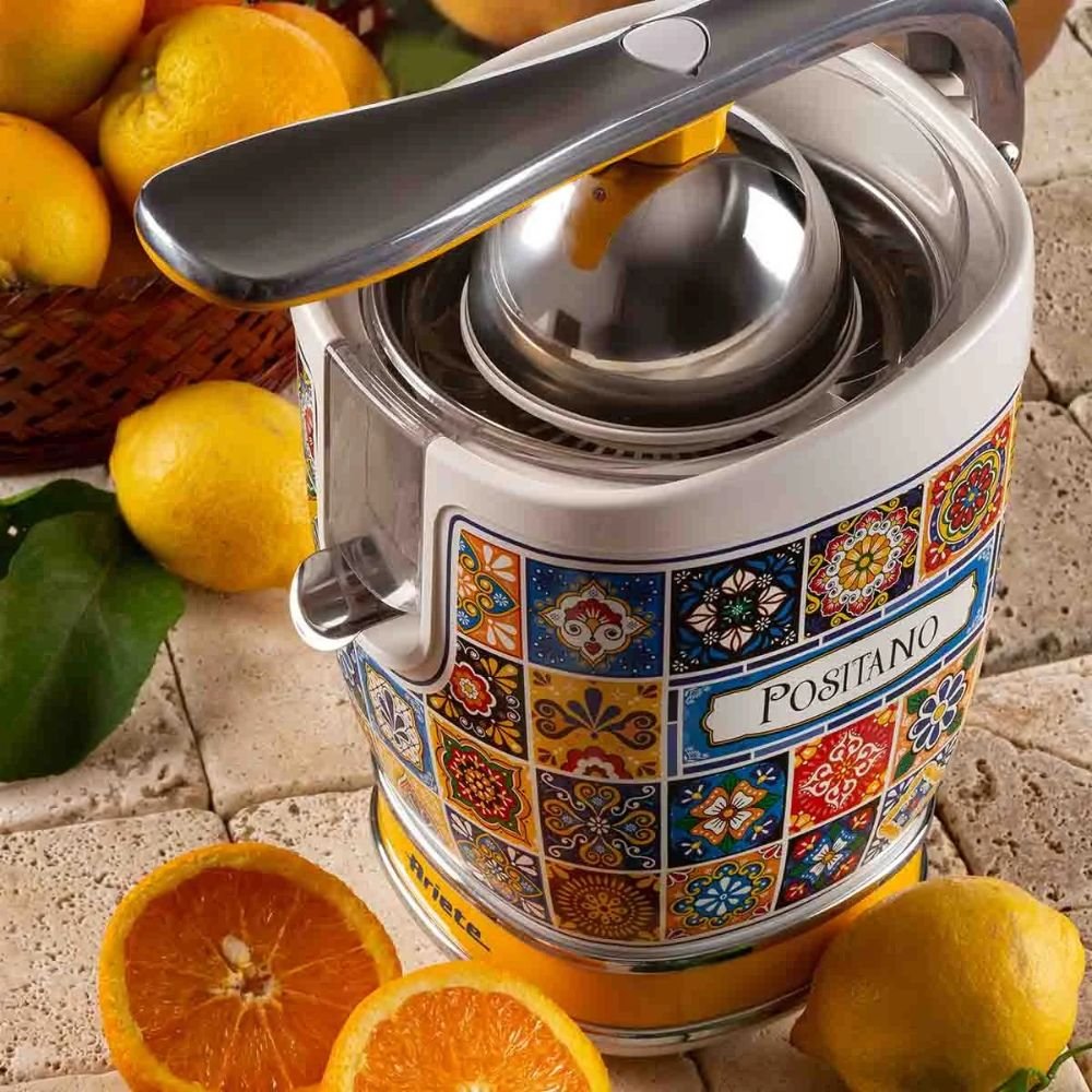 Espremedor de Frutas Elétrico Ariete 413 Positano Design Italiano