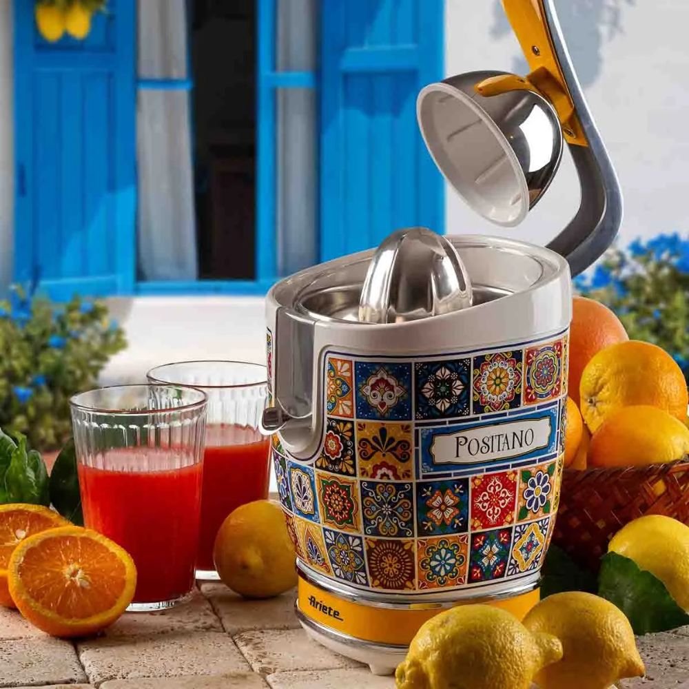 Espremedor de Frutas Elétrico Ariete 413 Positano Design Italiano