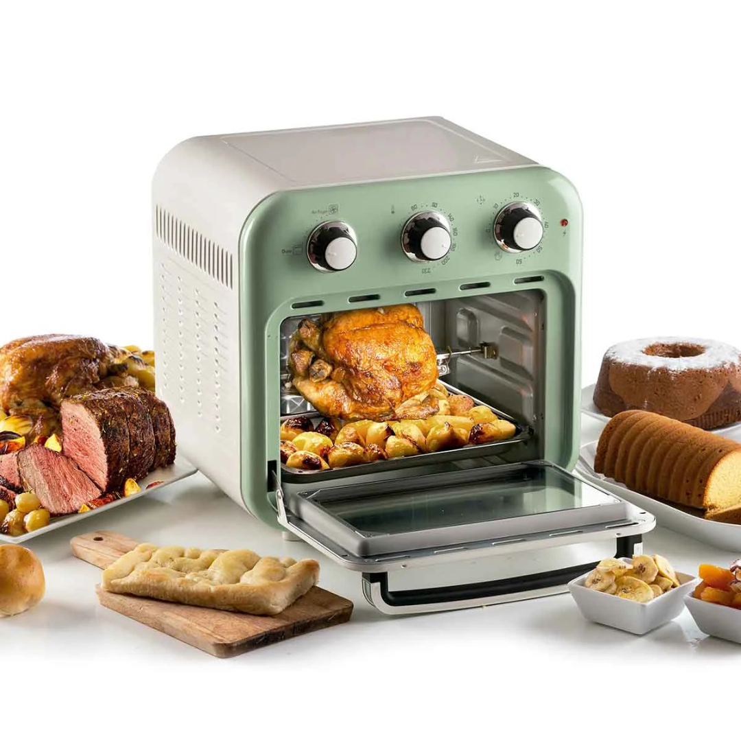 Fritadeira Air Fryer Oven Ariete 4632 Vintage 16L Verde