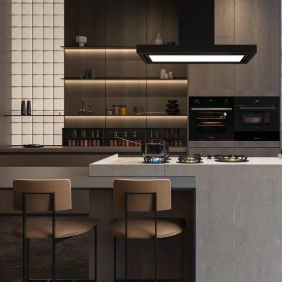 Cooktop de Revestir na Bancada Elettromec 5 Queimadores à Gás 90 cm 220 V