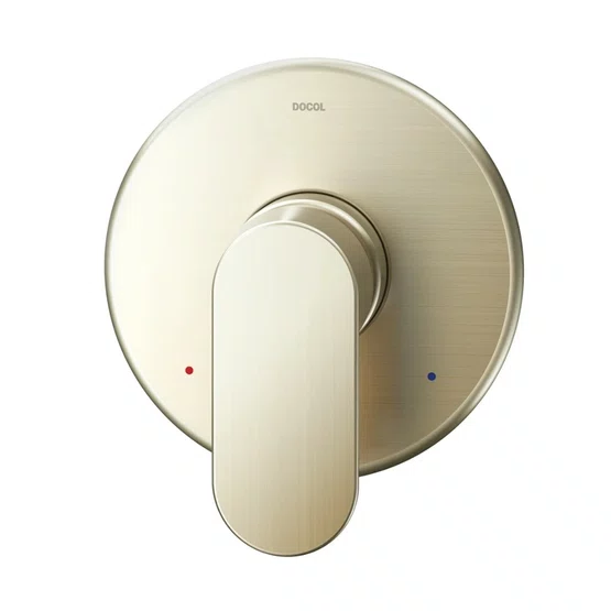 Acabamento Monocomando para base de Alta Pressão e Ducha Higiênica Docol Kaila Níquel Escovado