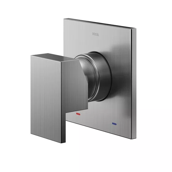 Acabamento Monocomando para Chuveiro Docol Minima New Edgel Grafite Escovado