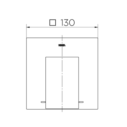 Acabamento Monocomando Docol New Edge/Minima para Chuveiro e Ducha Higiênica 1/2" Níquel Escovado
