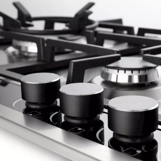 Cooktop Sole Elettromec 5 Queimadores a Gás Inox e Vidro 90 cm Bivolt