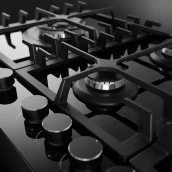 Cooktop Vetro Elettromec 5 Queimadores a Gás Vitrocerâmico 70 cm Bivolt