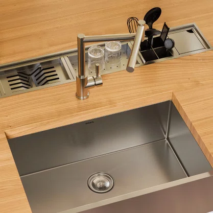 Acessório Escorredor Mekal Match para Canal Equipado 30x17cm Inox Escovado