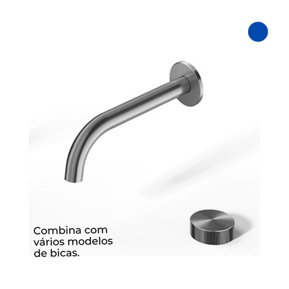 Acionador Docol Mix&Match para Torneira de Banheiro Grafite Escovado