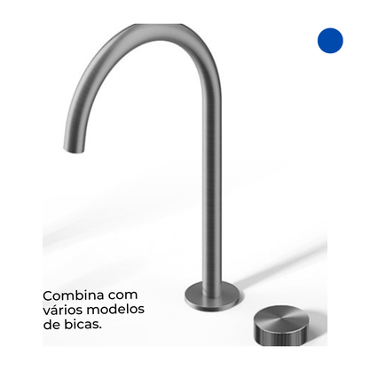 Acionador Docol Mix&Match para Torneira de Banheiro Grafite Escovado