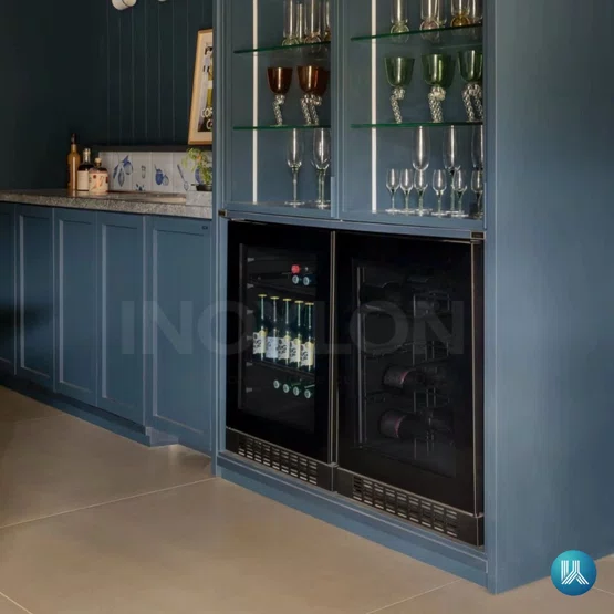 Adega De Embutir Vetro Single Zone Elettromec Built-in 40 Garrafas 220V