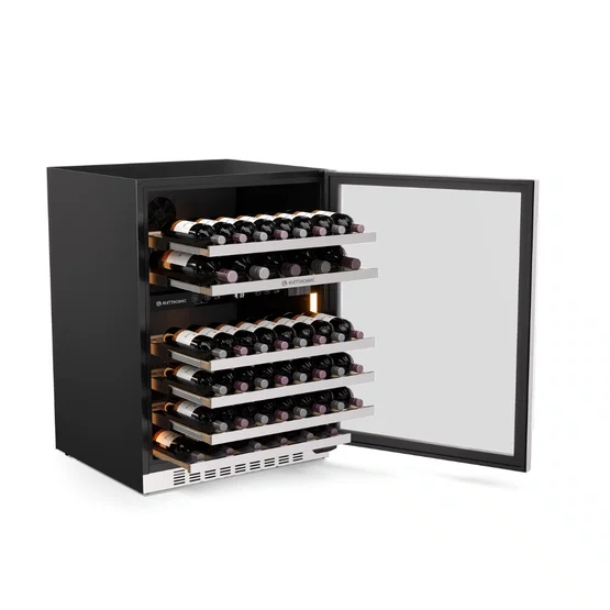 Adega Elettromec Inox 304 Dual Zone Built-In 43 garrafas 220v - Abertura Direita