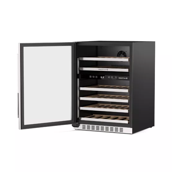 Adega Elettromec Inox 304 Dual Zone Built-In 44 garrafas 220V - Abertura Esquerda