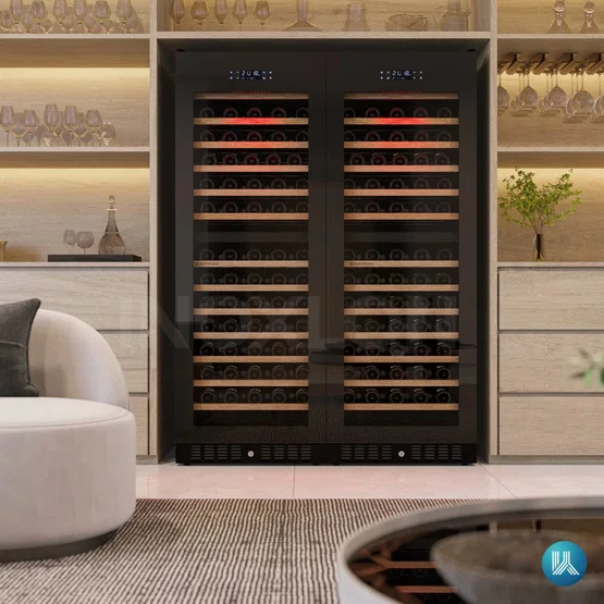 Adega Dual Zone Elettromec Vetro Built-in Low-e 181 Garrafas 220V