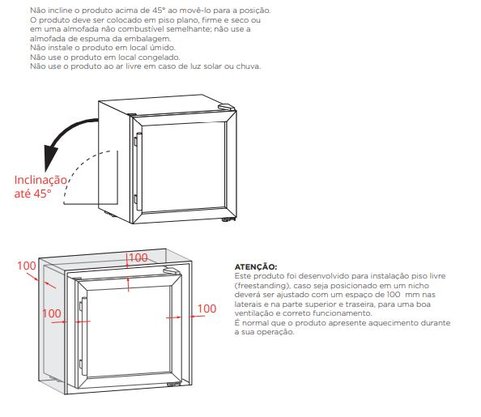 Adega Elettromec Premium Inox 14 Garrafas CV-1FS-14-XV