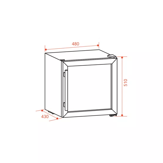 Adega Elettromec Premium Inox 14 Garrafas CV-1FS-14-XV