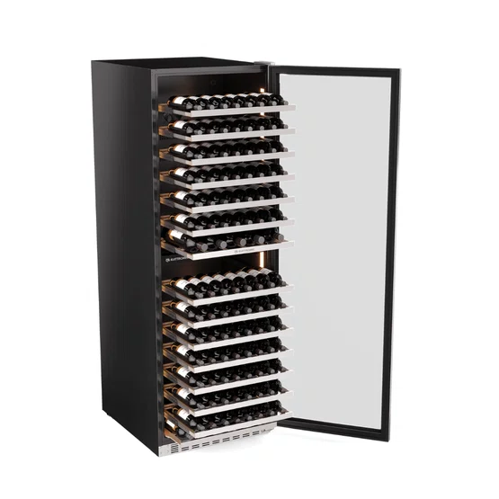 Adega Elettromec Inox 134 garrafas Dual Zone Built-In - Abertura Direita
