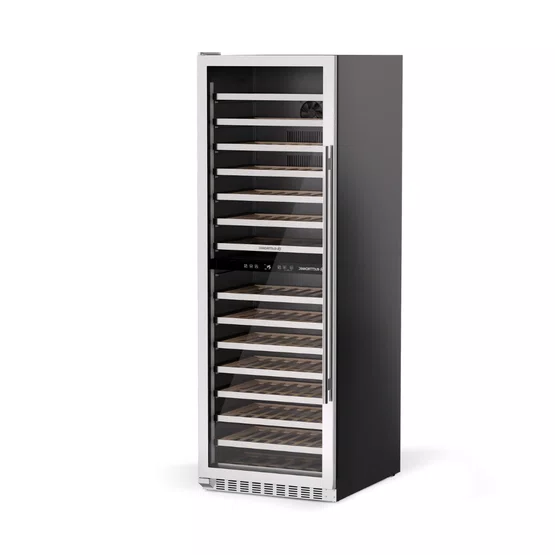Adega Elettromec Inox 134 garrafas Dual Zone Built-In - Abertura Esquerda