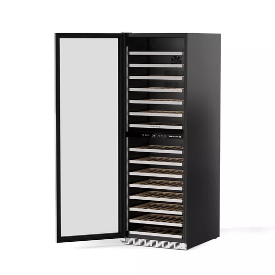 Adega Elettromec Inox 134 garrafas Dual Zone Built-In - Abertura Esquerda