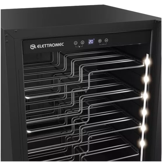 Adega De Embutir Vetro Single Zone Elettromec Built-in 40 Garrafas 220V