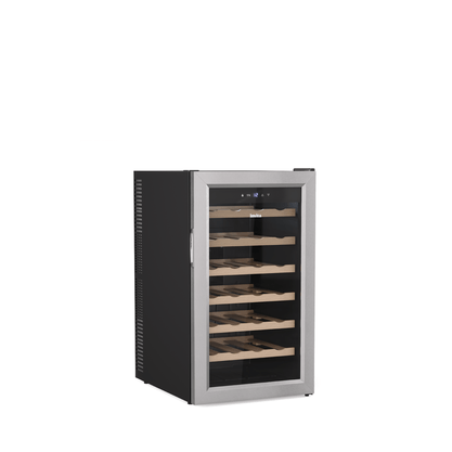 Adega Freestanding Para 28 Garrafas Com Prateleiras de Madeira Invita Bivolt