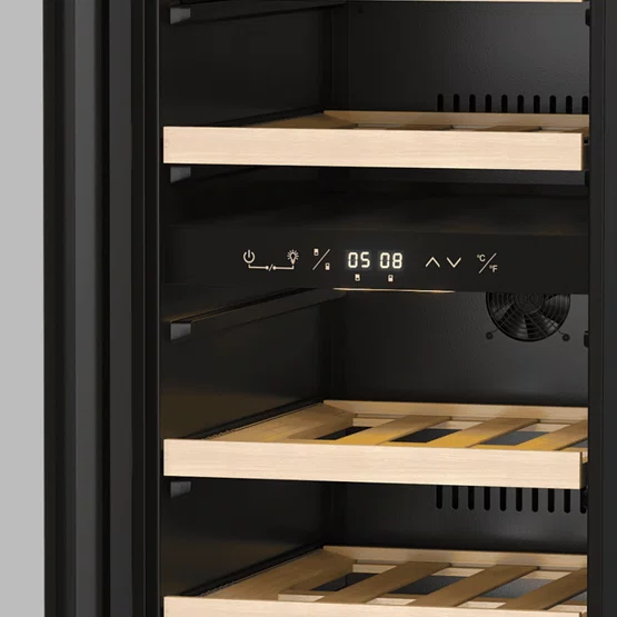 Adega Invita Black 26 Garrafas Dual Zone Built-in Black 220v