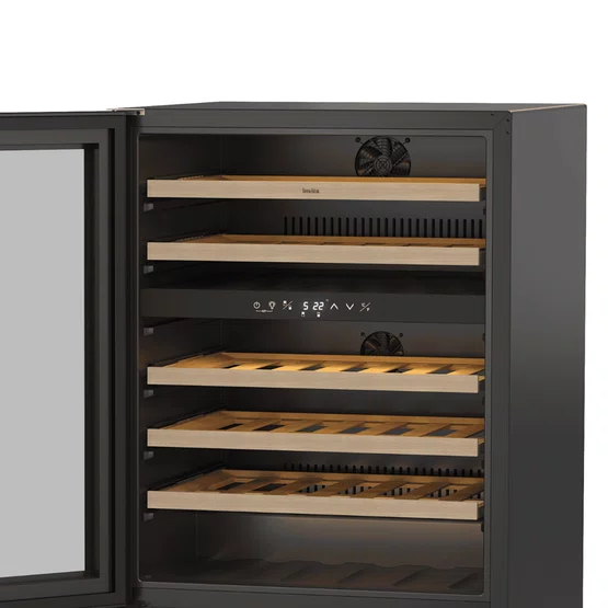 Adega de Embutir Invita 46 Garrafas Black Dual Zone Tecnologia Low-E 220V