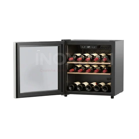 Adega Invita Inox 14 Garrafas Freestanding Inox 127V ou 220V