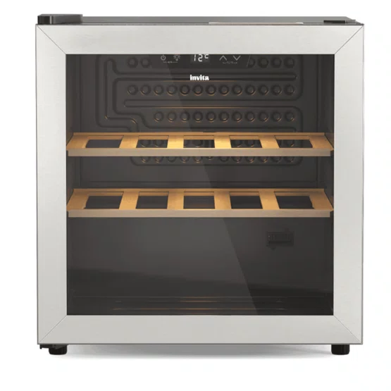 Adega Invita Inox 14 Garrafas Freestanding Inox 127V ou 220V