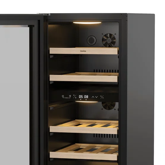 Adega Invita Inox 26 Garrafas Dual Zone Built-in Inox 220V