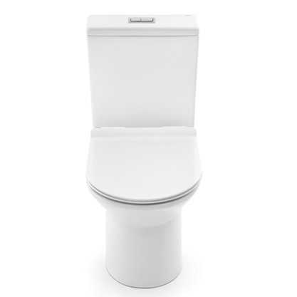Bacia com Caixa Acoplada Docol Lift com Assento e Fixação Branca