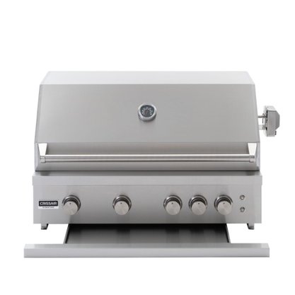Churrasqueira a Gás Crissair 4 Queimadores Espeto Giratório BBQ Texas 90 220V