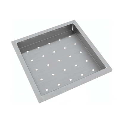 Bandeja Profunda Perfurada Deslizante Em Inox Para Workstation Mekal