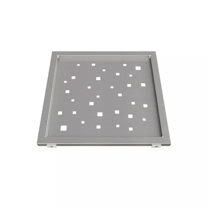 Bandeja Rasa Perfurada Deslizante Mekal em Inox para Workstation