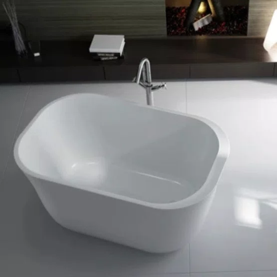 Banheira Açores Glossy White Immersi Moderna 140x80x70