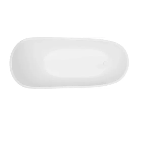 Banheira Atlântida Matt White Immersi Moderna 270 Litros