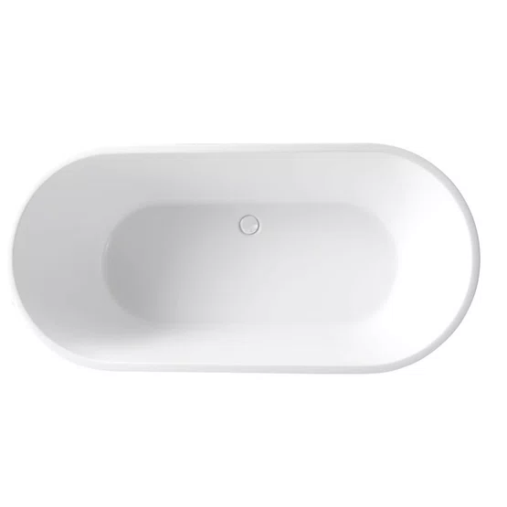 Banheira de Imersão Gamboa 2 Glossy White Immersi Moderna 159,5x75x59