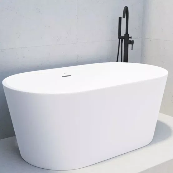 Banheira de Imersão Gamboa Glossy White Immersi Moderna 150x80x60