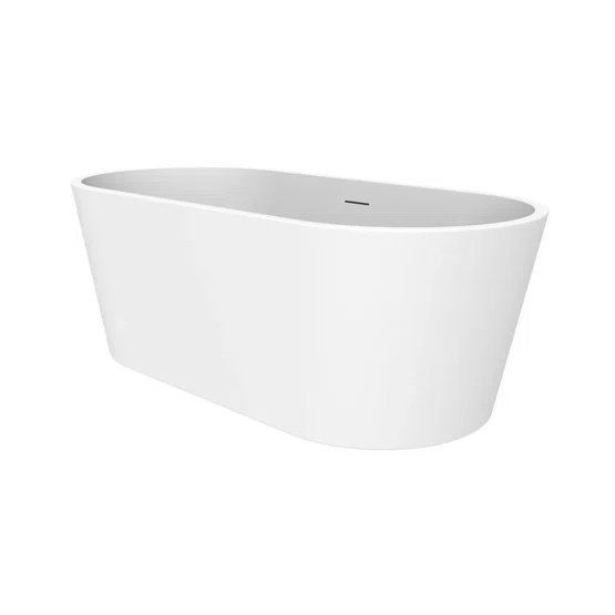 Banheira de Imersão Gamboa Matt White Immersi Moderna 150x80x60