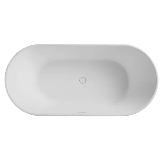 Banheira de Imersão Garopaba Glossy White Immersi Moderna 170x80x60