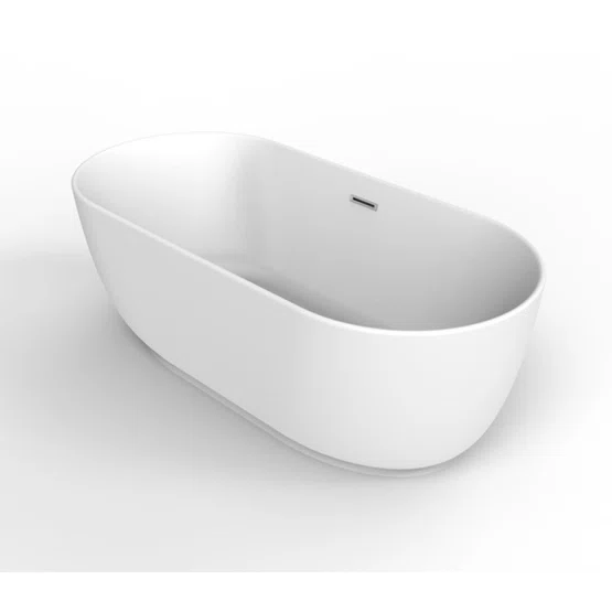Banheira de Imersão Garopaba Matt White Immersi Moderna 170x80x60