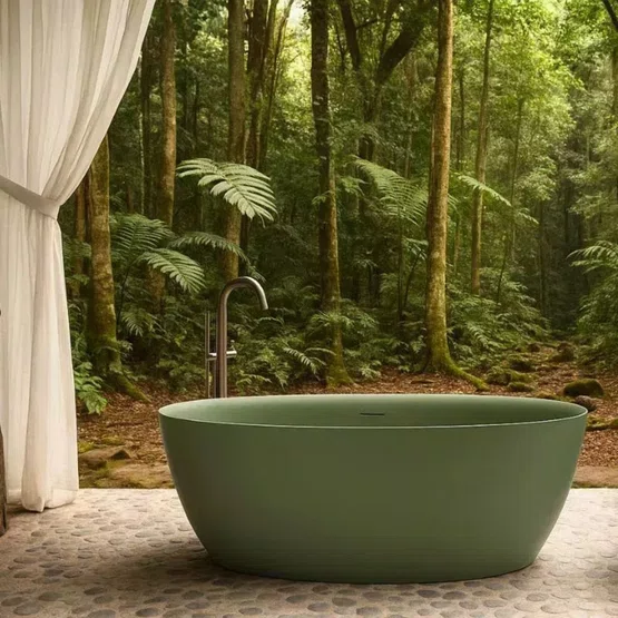 Banheira de Imersão Itajaí 2 Fresh Green Immersi New Moderna 170x82x60