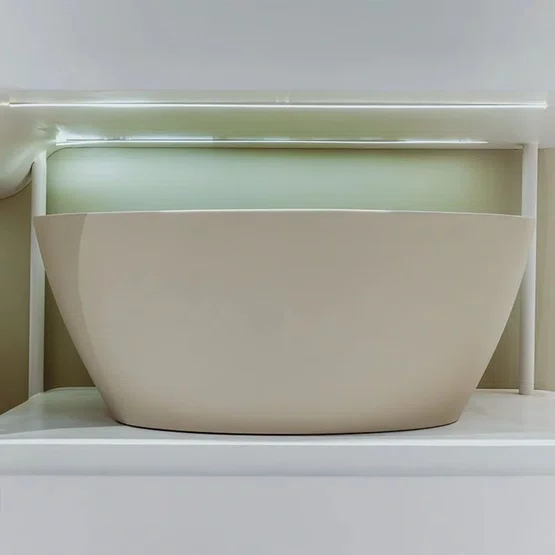 Banheira de Imersão Itajaí 2 Tan White Immersi Moderna 170x82x60
