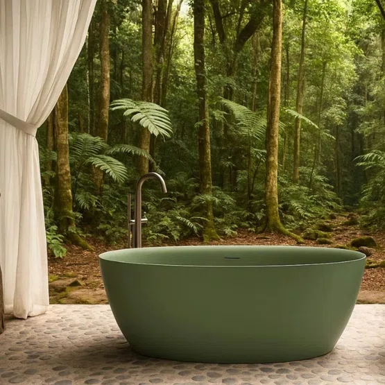 Banheira de Imersão Itajaí Fresh Green Immersi New Moderna 150x82x60
