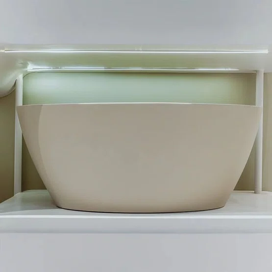 Banheira de Imersão Itajaí Tan White Immersi New Moderna 150x82x60