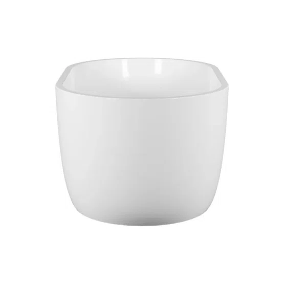 Banheira de Imersão Maragogi Glossy White Immersi Moderna 129x80x60