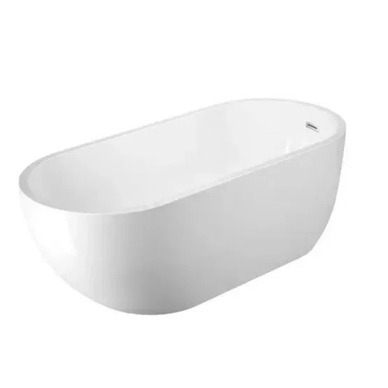 Banheira de Imersão Maragogi Glossy White Immersi Moderna 129x80x60